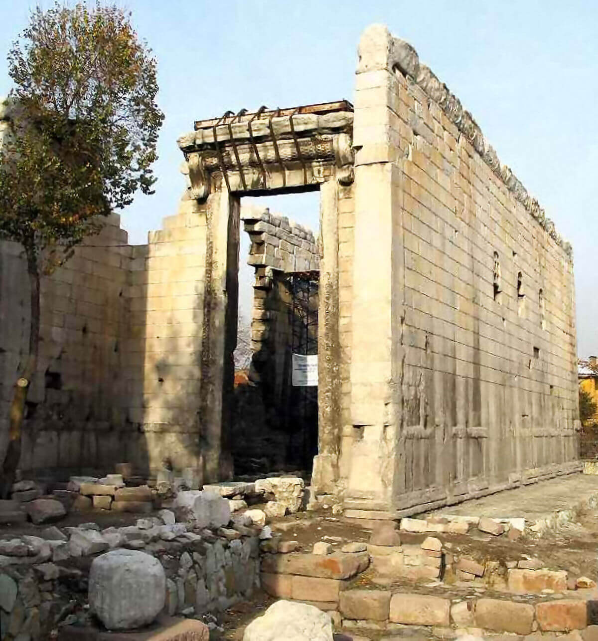 The Temple of Augustus in Ankara, Turkey (Monumentum Ancyranum)