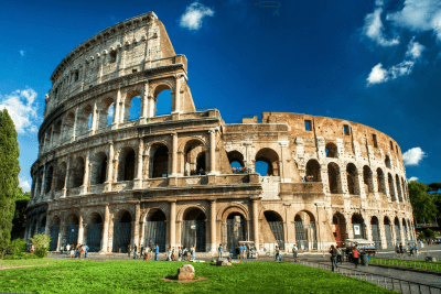 The Colosseum (Flavian Amphitheater) in Rome, Italy