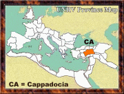 Ancient Roman Empire Map - Cappadocia