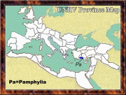 Ancient Roman Empire Map - Pamphylia
