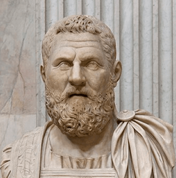 The Roman Emperor Pertinax