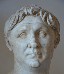 A bust of prominent Roman Pompey the Great