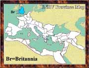Ancient Roman Empire Map - Caledonia