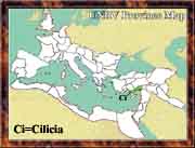 Ancient Roman Empire Map - Cilicia