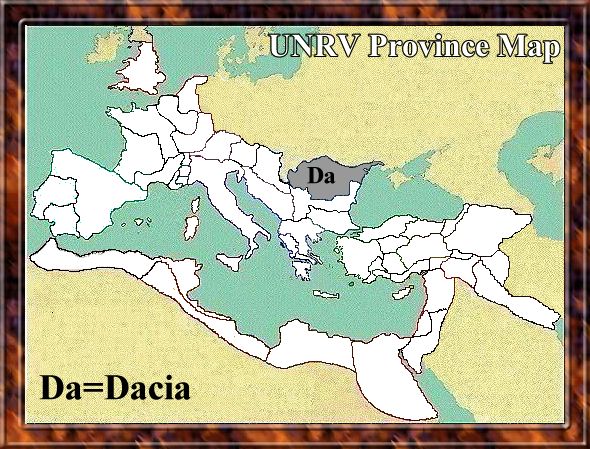 Map of Dacia