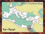 Ancient Roman Empire Map - Aegyptus