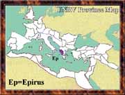 Ancient Roman Empire Map - Epirus