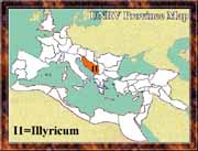 Ancient Roman Empire Map - Illyricum
