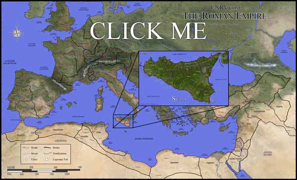 Map of Sicily