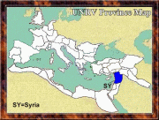 Ancient Roman Empire Map - Syria