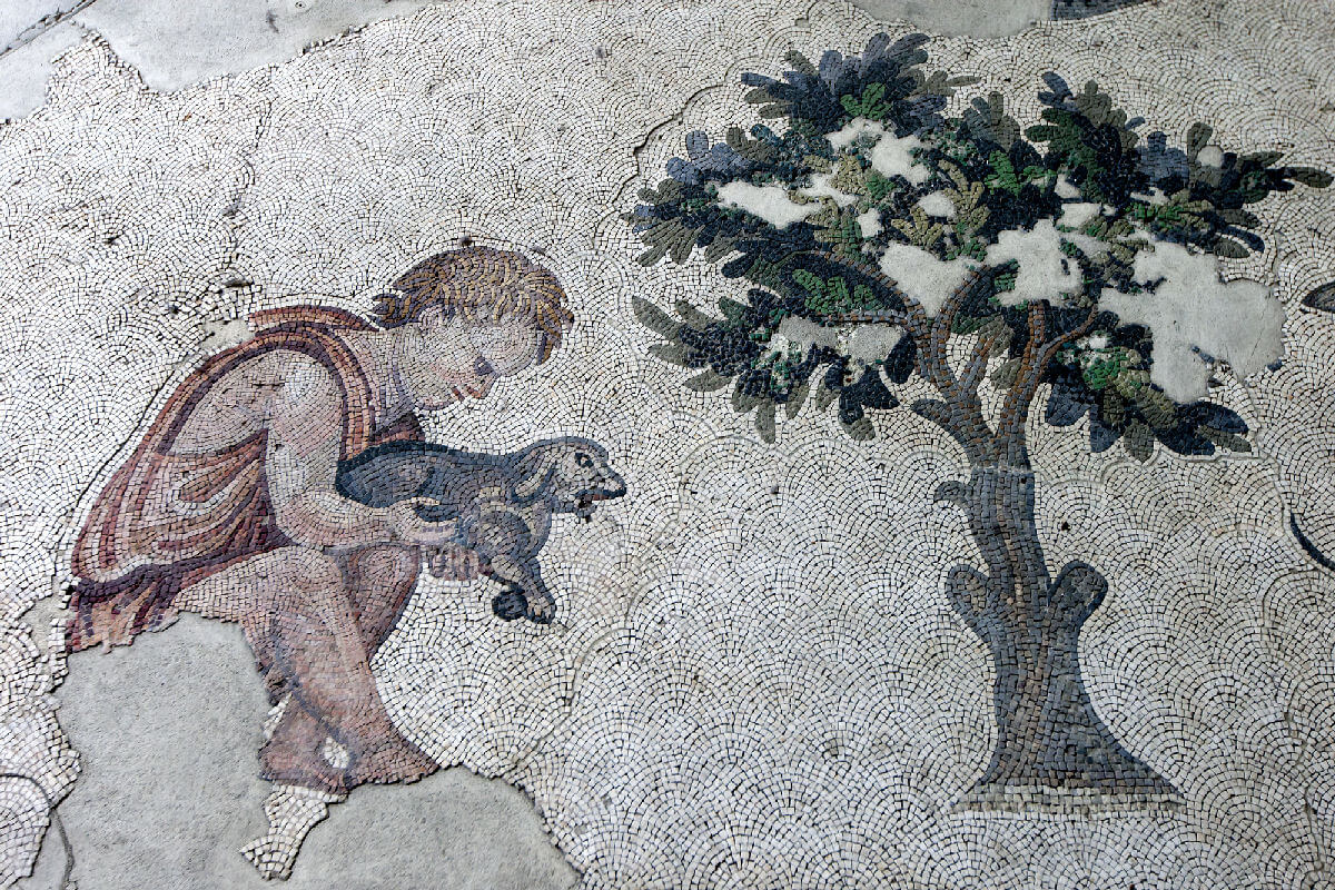 A 5th Century AD Byzantine mosaic