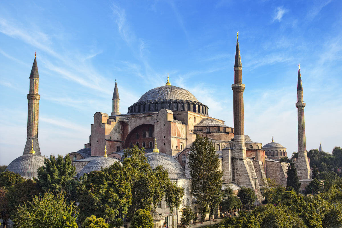 The Hagia Sophia in Istanbul, Turkiye