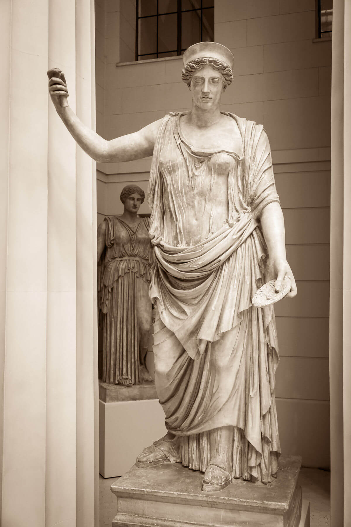 A statue of the Roman goddess Juno
