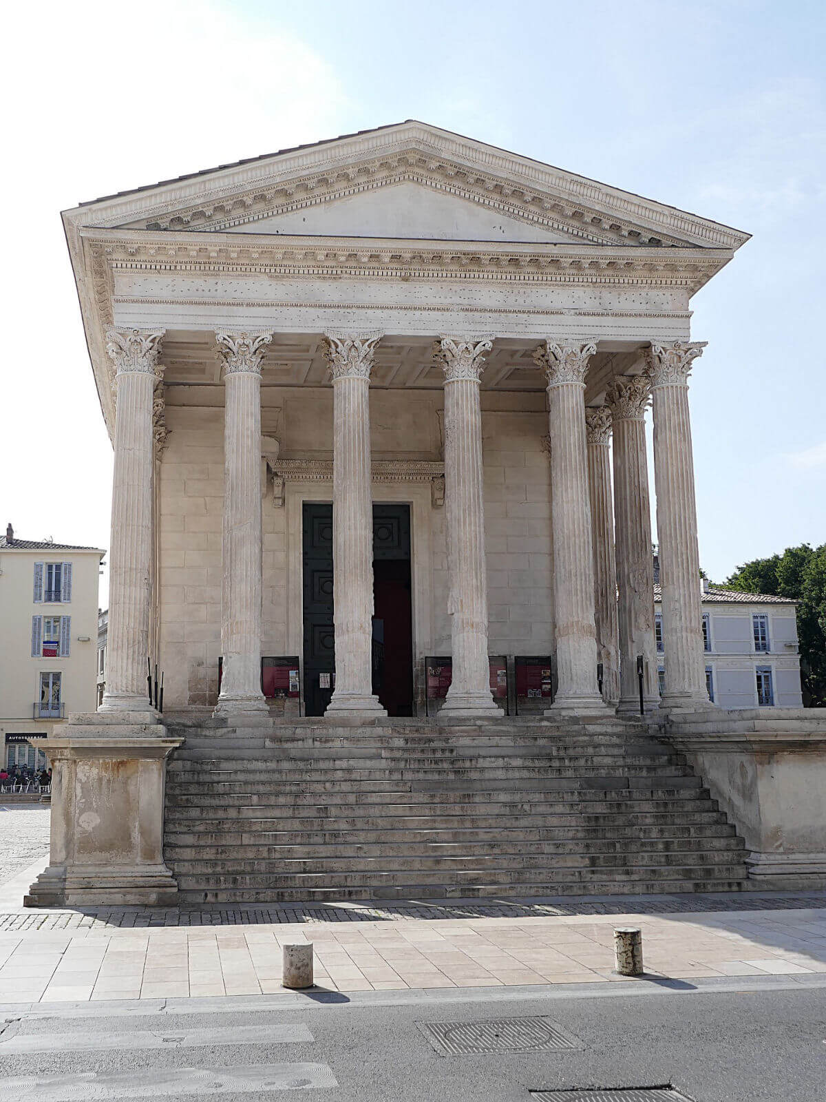 The Maison Carrée in Nîmes, France