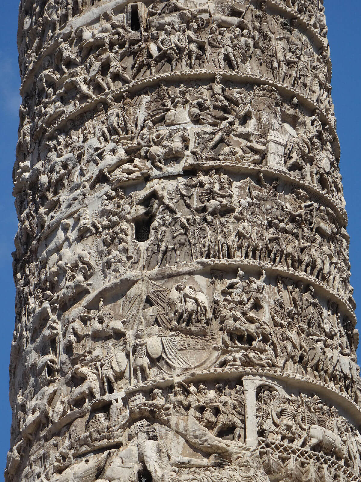 A closeup look at the images on Trajan's Column