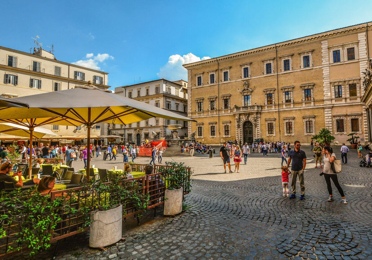 The Trastevere district of Rome
