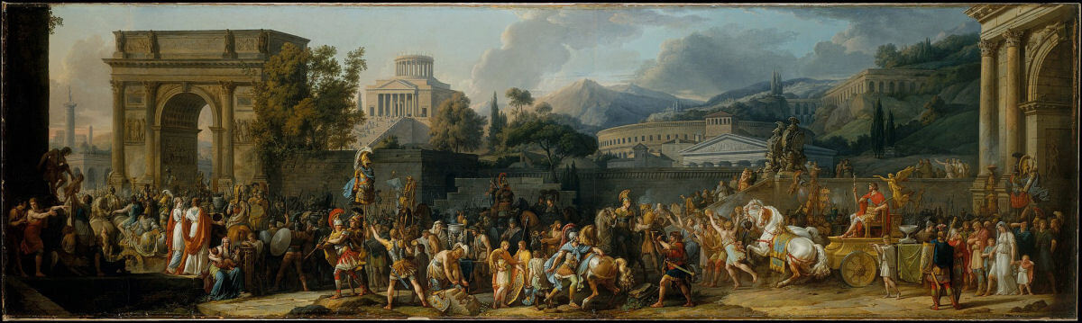 The Triumph of Aemilius Paullus by Carle Vernet (1789)