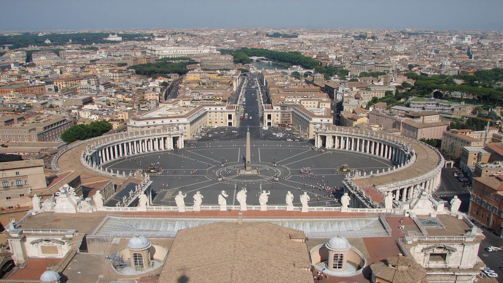 View of Vatican City in Rome