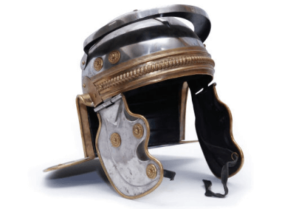 A Roman helmet