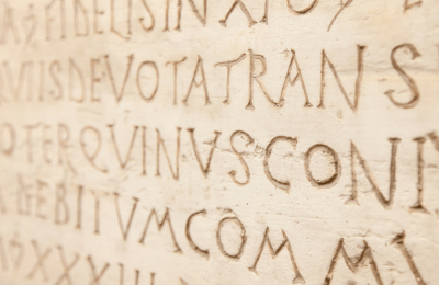 An ancient Latin language inscription