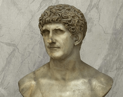 A bust of Mark Antony (Marcus Antonius)