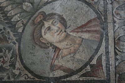 A Roman mosaic