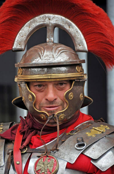 A Roman centurian