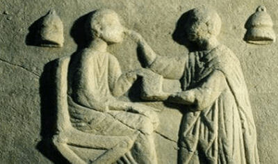 Roman cosmetic surgery stone image carving