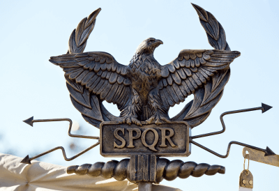 SPQR Roman Eagle