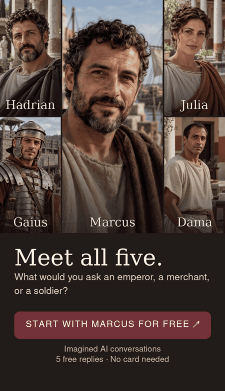 Roman Voices lets you have your own AI conversations with five characters from the Roman world